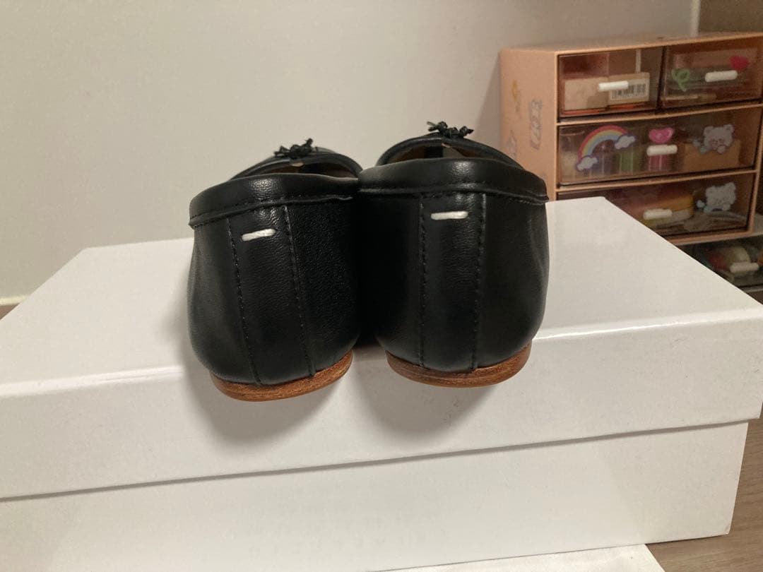 極美品 Maison Margiela 分趾芭蕾鞋 黑色 38