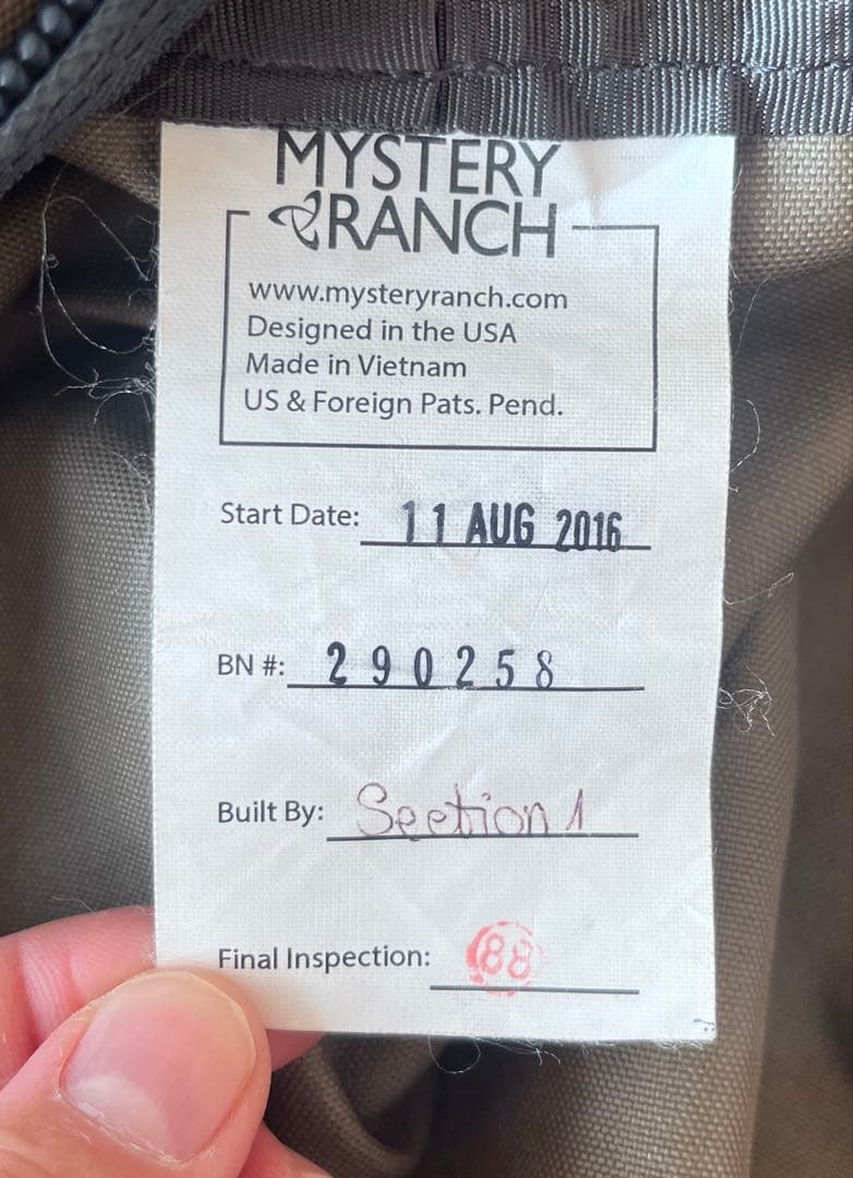 MysteryRanch キューブマスター60