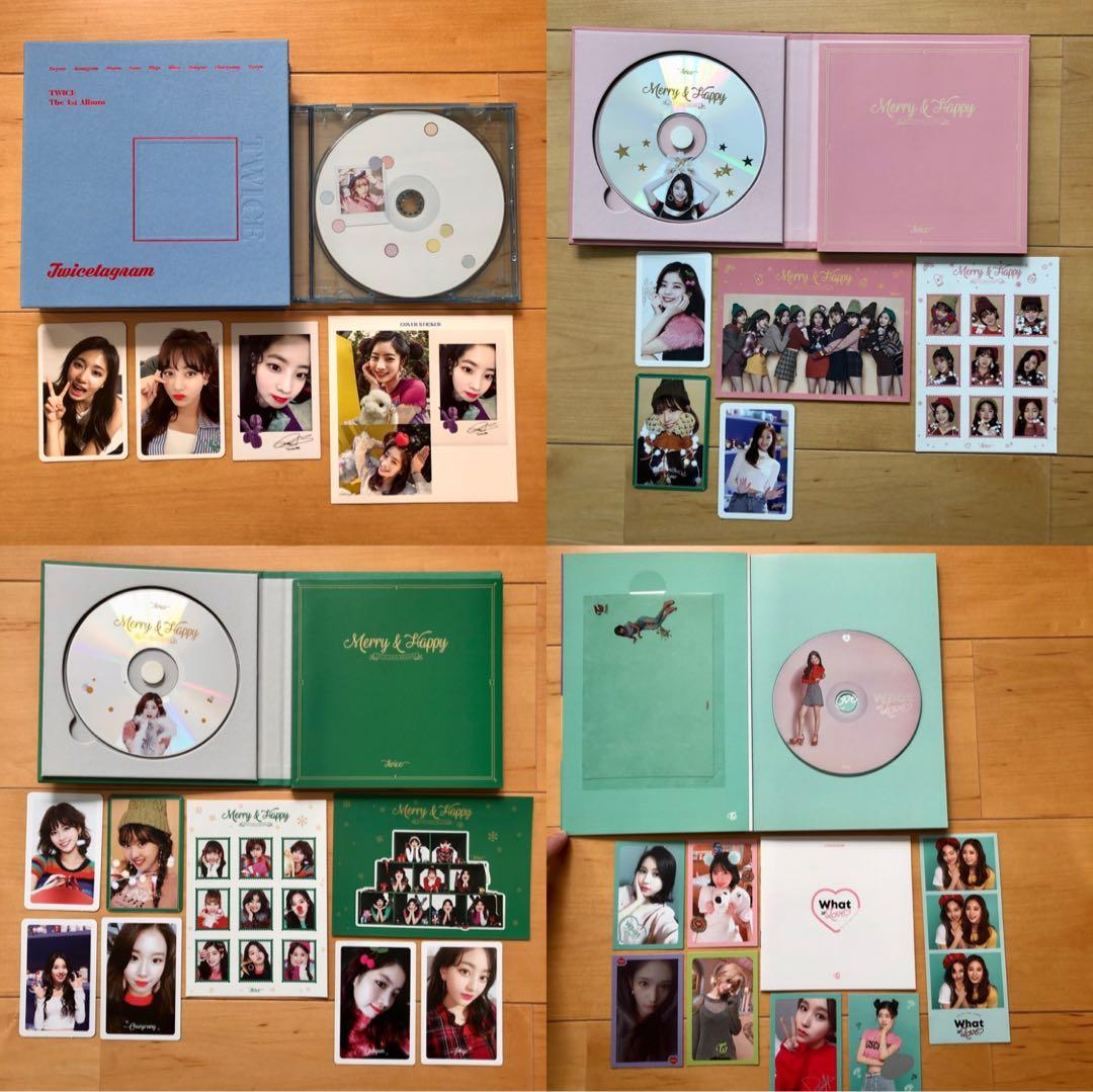 TWICE CD トレカ付 アルバム セット まとめ売り