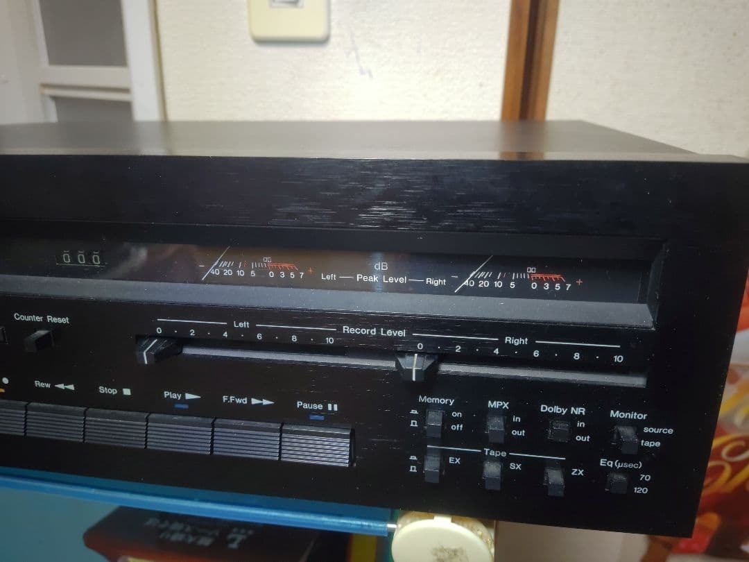 ナカミチ　高級3ヘッド　カセットデッキ482 ブラック