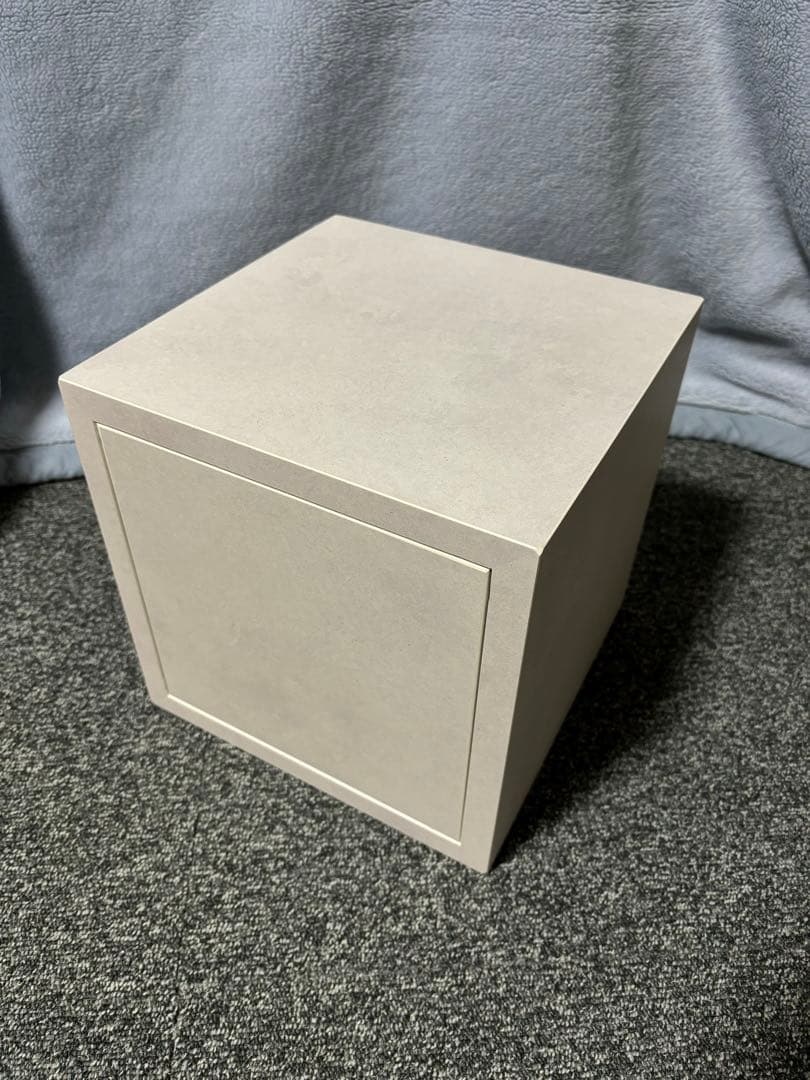 キューブボックス モルタル調 ホワイト