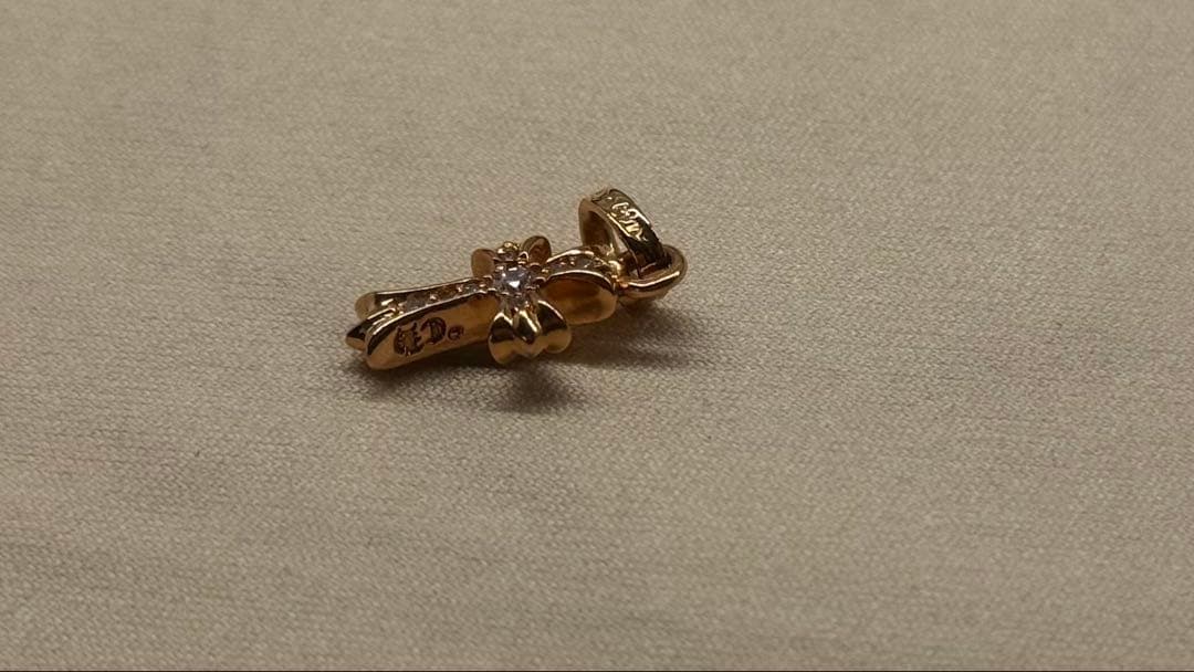クロムハーツ　ベイビーファット　22K 純正パヴェダイヤ ネックレス　新品