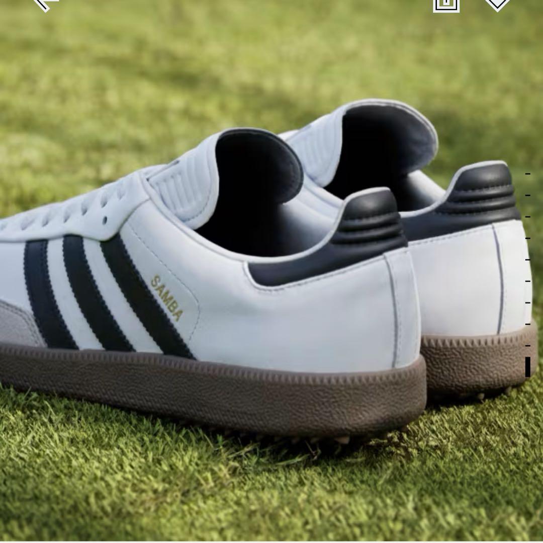 adidas Samba ゴルフシューズ ブルグレインレザー