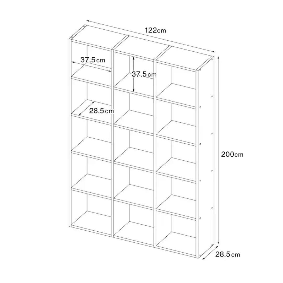 無印　スタッキングシェルフ　3x5 1年のみ利用の美品です