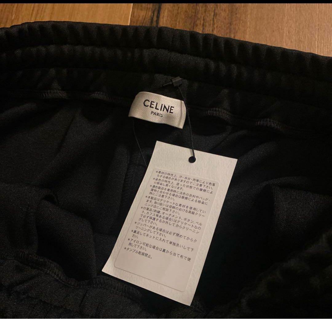CELINE ブラック ジャージ スパンコール付き