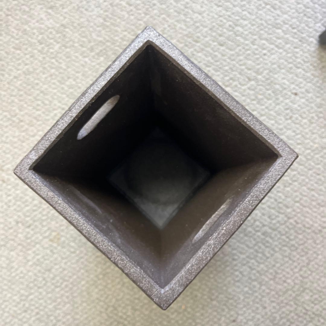 信楽焼 正角傘立て 高さ38cm