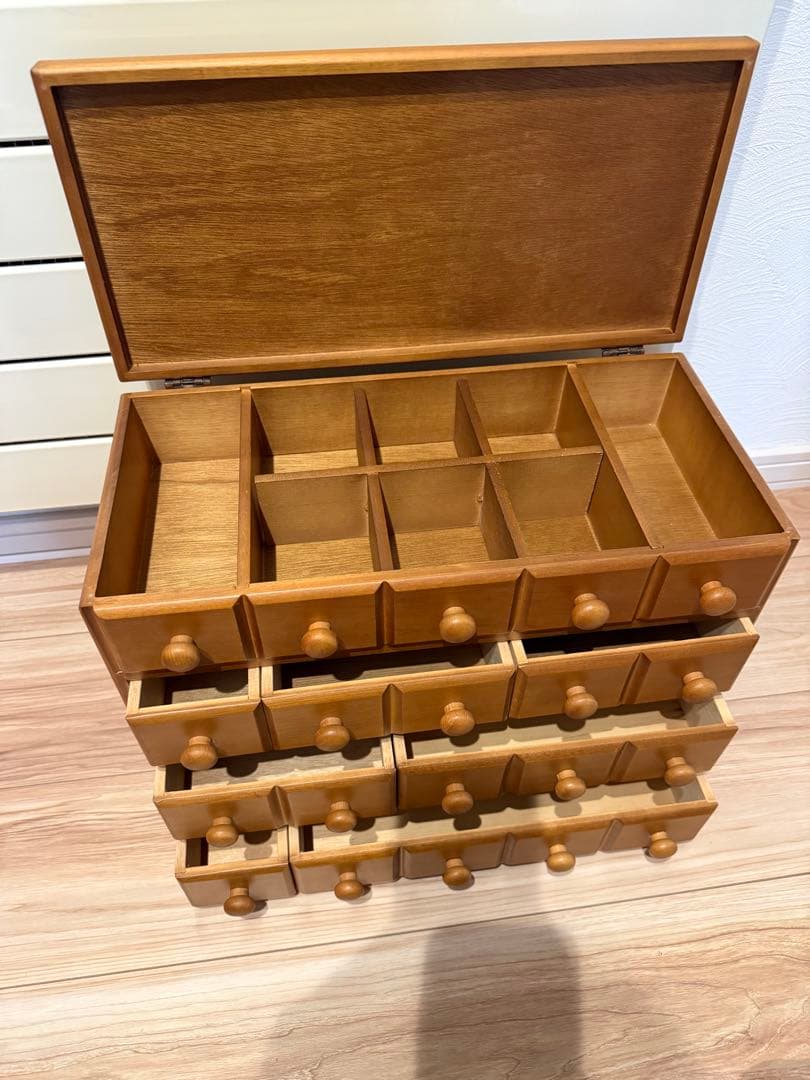 美品★レトロ薬棚 小物収納引き出し