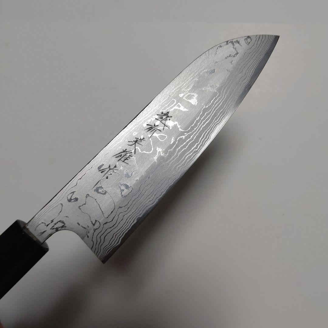 shirakaba　片刃包丁2本　 三徳④・⑤ 北岡英雄作