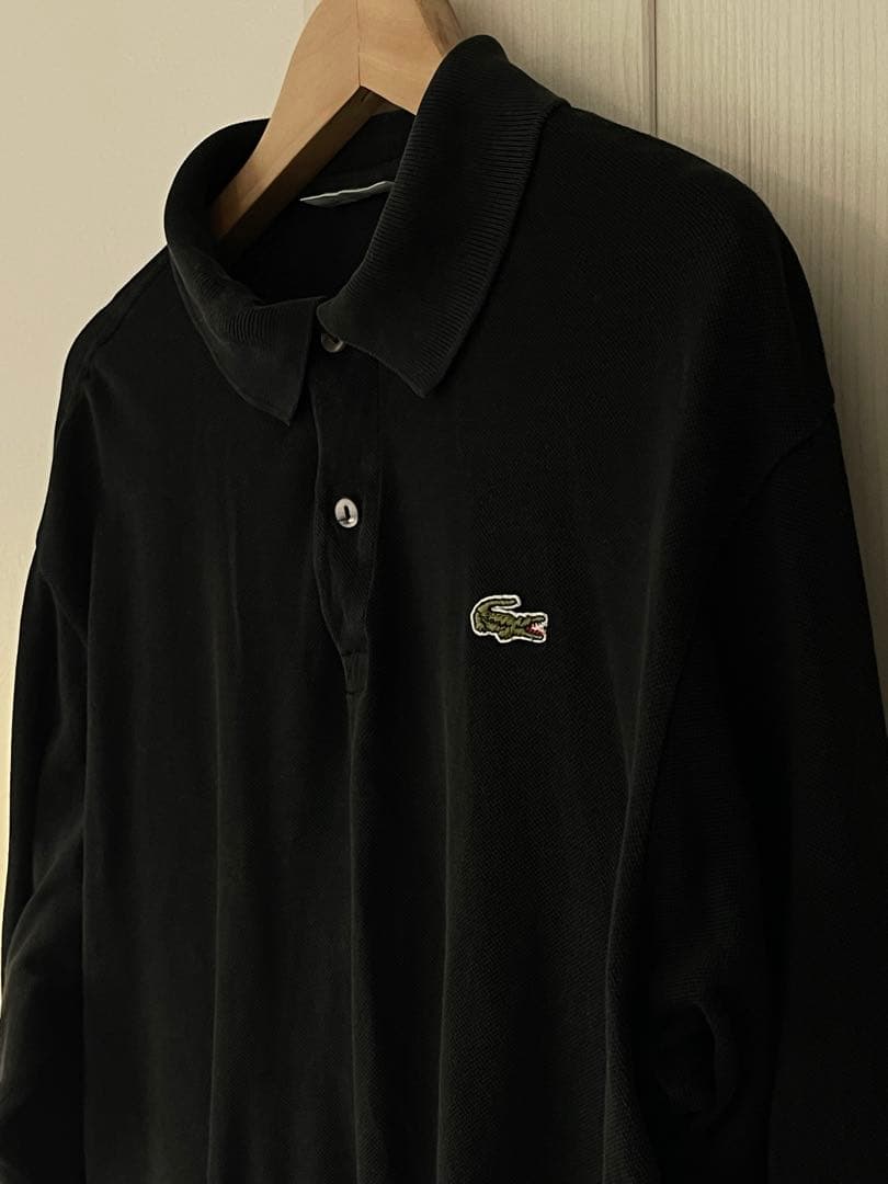 80年代初期 フレラコ　ロングスリーブ　ブラック　サイズ5 LACOSTE