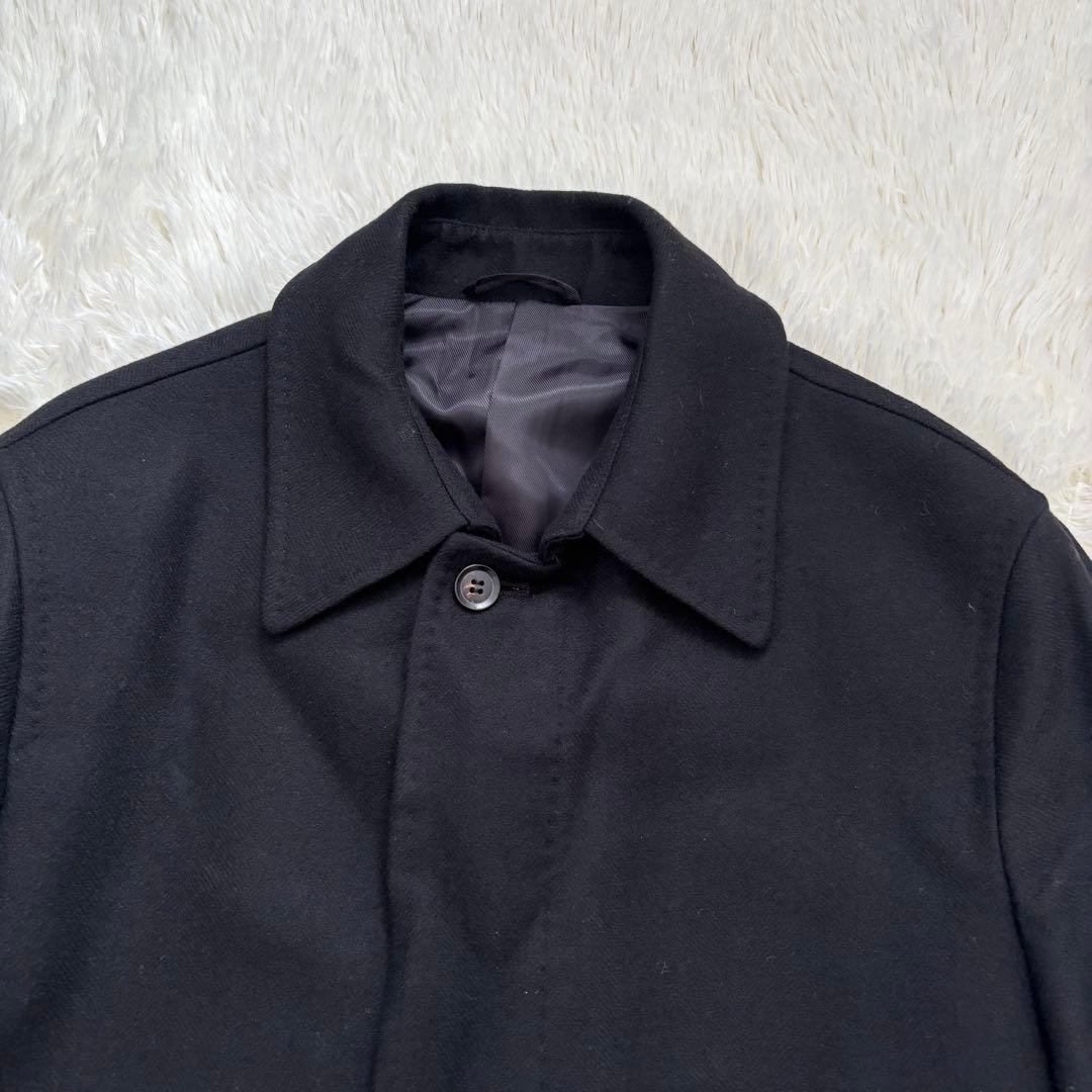Loro Piana ロロピアーナ社製 メリノウール コート メンズLブラック