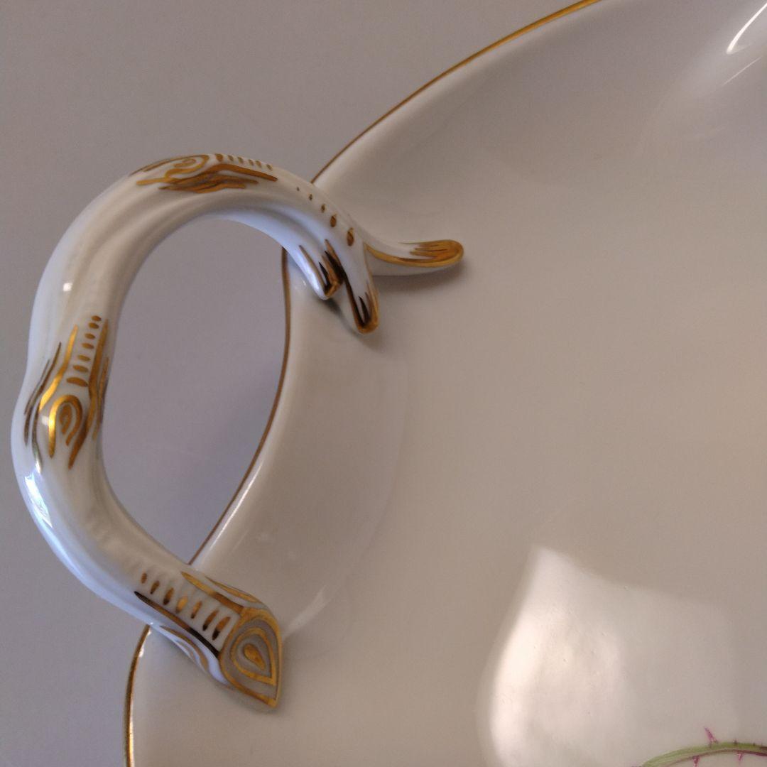 ★美品【Meissen】マイセンの金縁 イエローローズの器