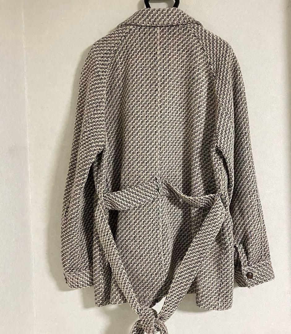 未使用　D/him ディーヒム　ダブスタ　モッズコート 52 LL