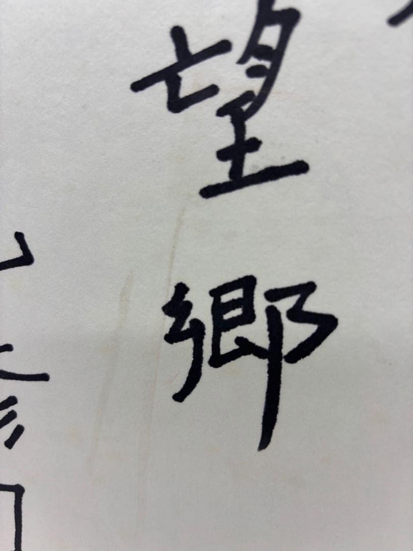 イ*ン様 #寺山修司　直筆色紙サイン 「思想への望郷」