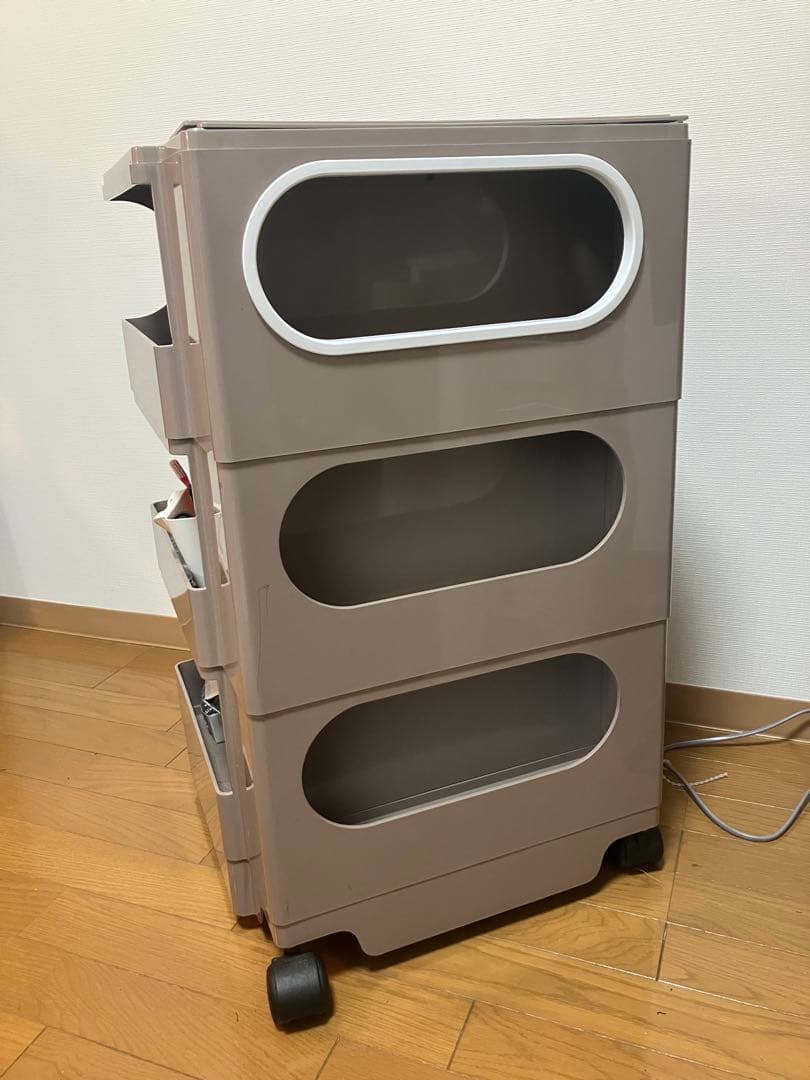 ボビーワゴン3段3トレイクミン　BOBYWAGON/サニカー、インナートレイ付属