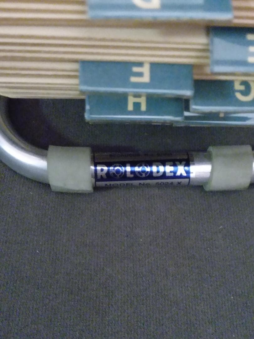 ROLODEX　ROTARY CARD FILE回転式卓上カードホルダー住所録