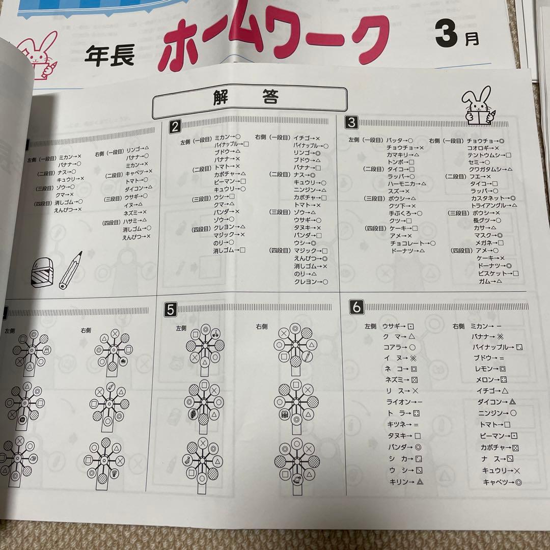 しょうがく社　年長ホームワーク　私立春期特訓