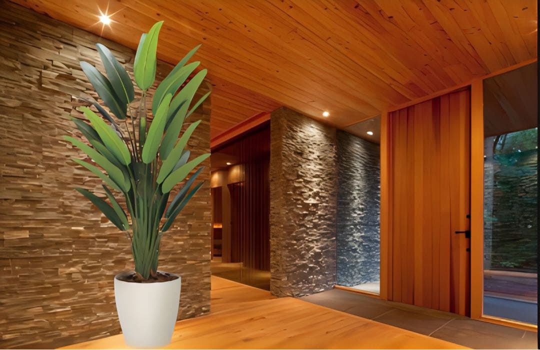 光触媒　人工観葉植物　フェイクグリーン　フレッシュトラベラーズパーム1.7m