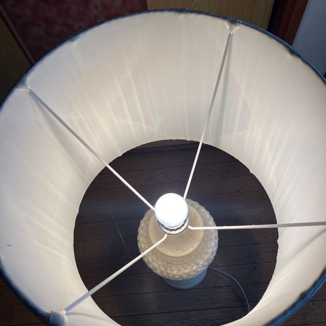 フロアスタンド 陶器製 ホワイトシェード