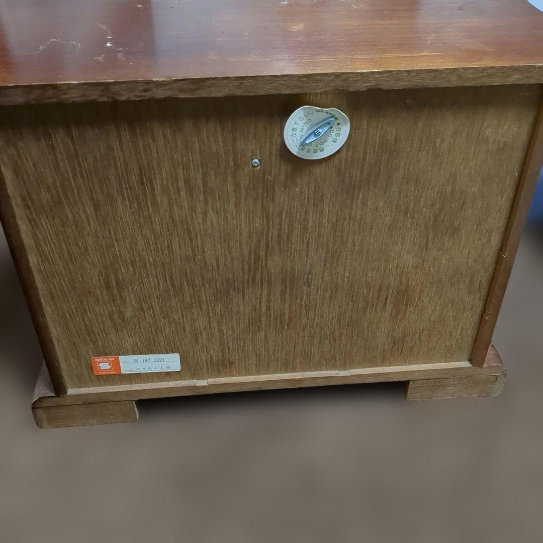 木製ミュージカルBOX　アクセサリーケース