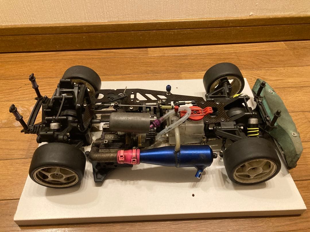 京商 ラジコン スーパー10 当時物 中古 シャーシ 送料込み