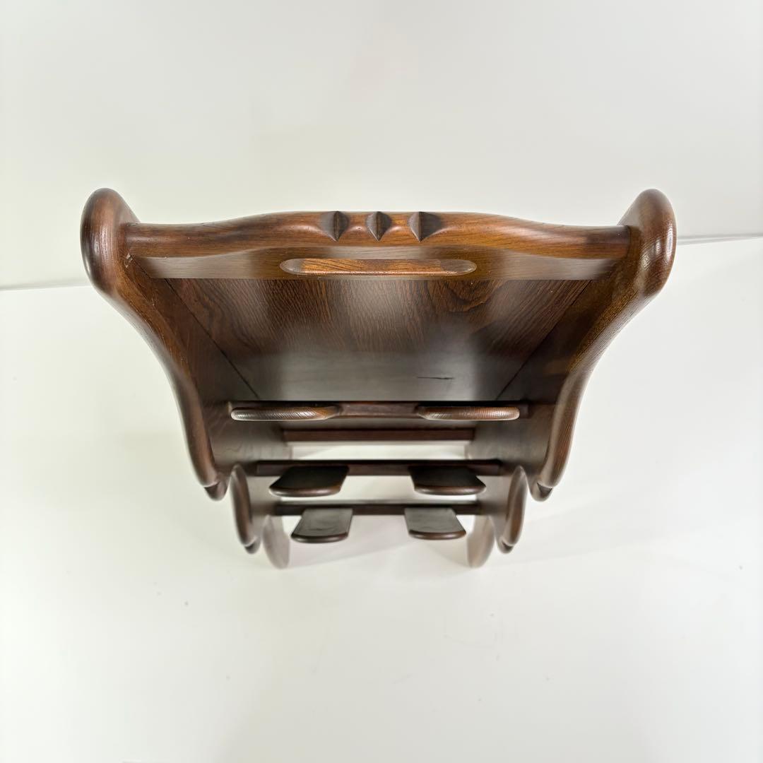 【美品】 カリモク スリッパラック 木製 カリモク家具 玄関収納(2148)