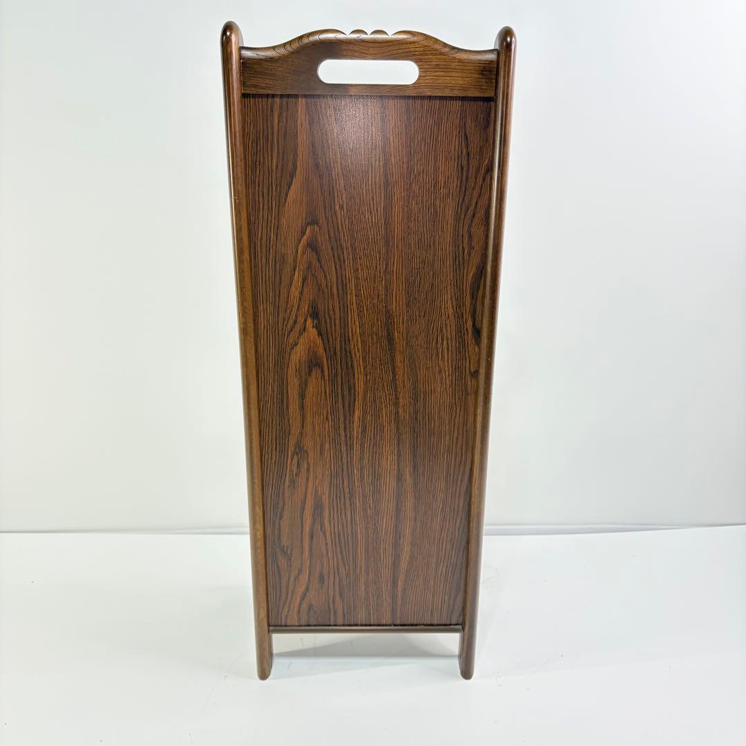 【美品】 カリモク スリッパラック 木製 カリモク家具 玄関収納(2148)