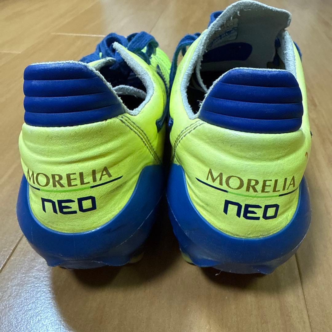 MIZUNOサッカーシューズ スパイク　モレリアネオ2 イエロー/ネイビー