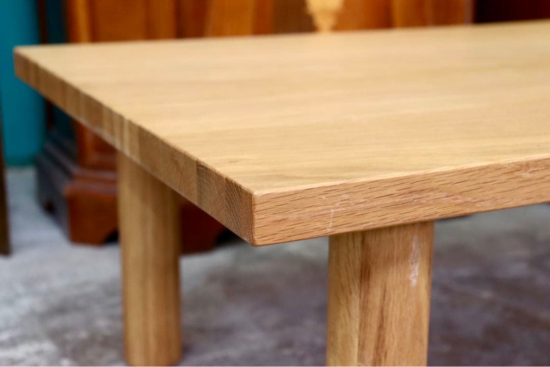 GMIK38B○無印良品 / MUJI オーク無垢材 パソコンデスク 作業台