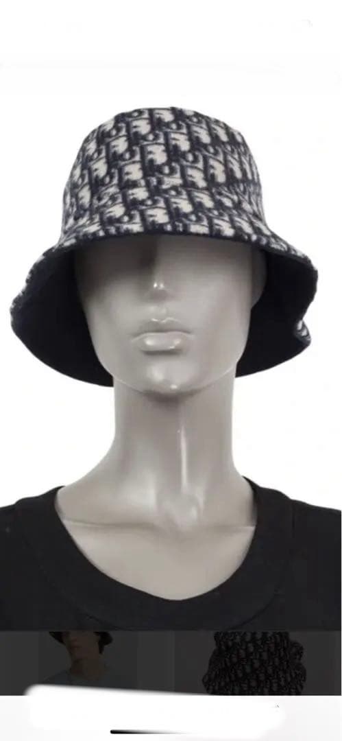 美品♪ディオールDiorバケットハット黒