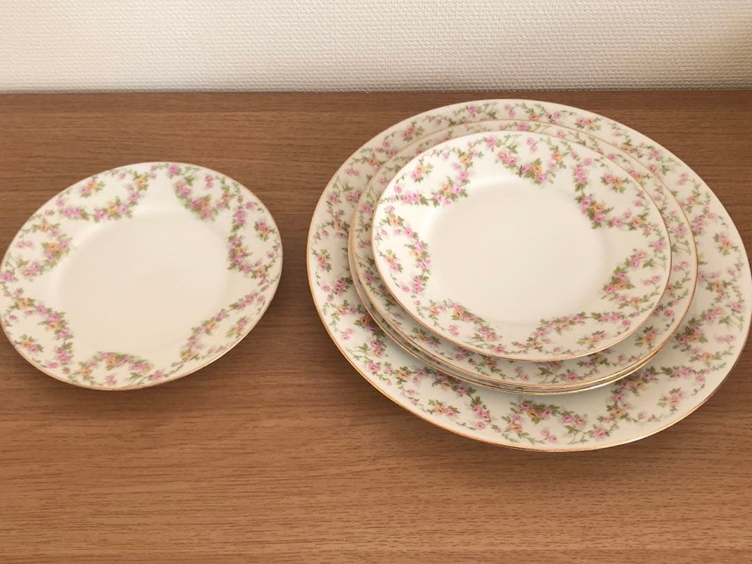 Limoges リモージュ　フランス　プレート　5枚　セット