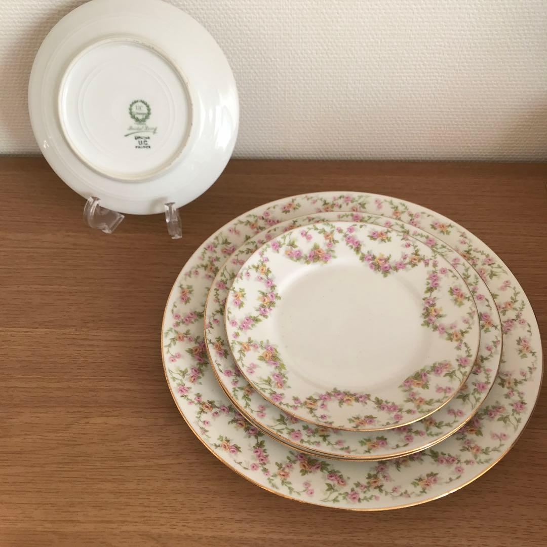 Limoges リモージュ　フランス　プレート　5枚　セット