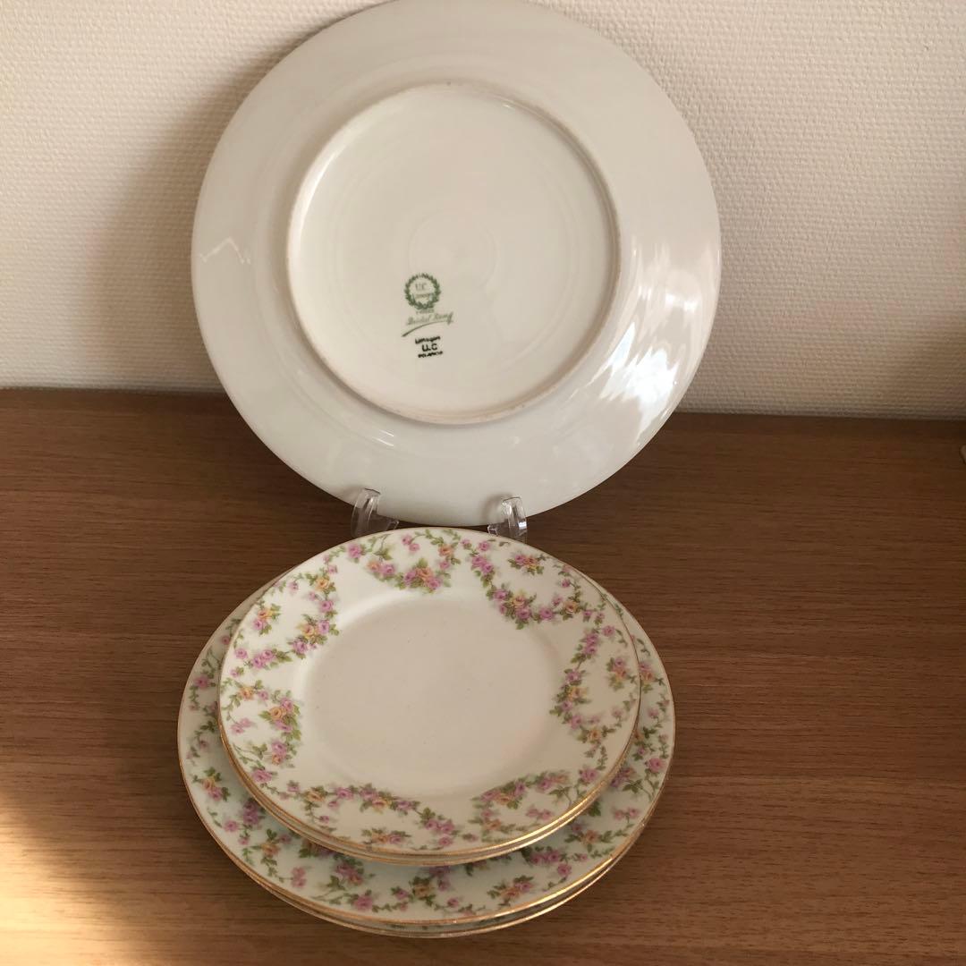 Limoges リモージュ　フランス　プレート　5枚　セット