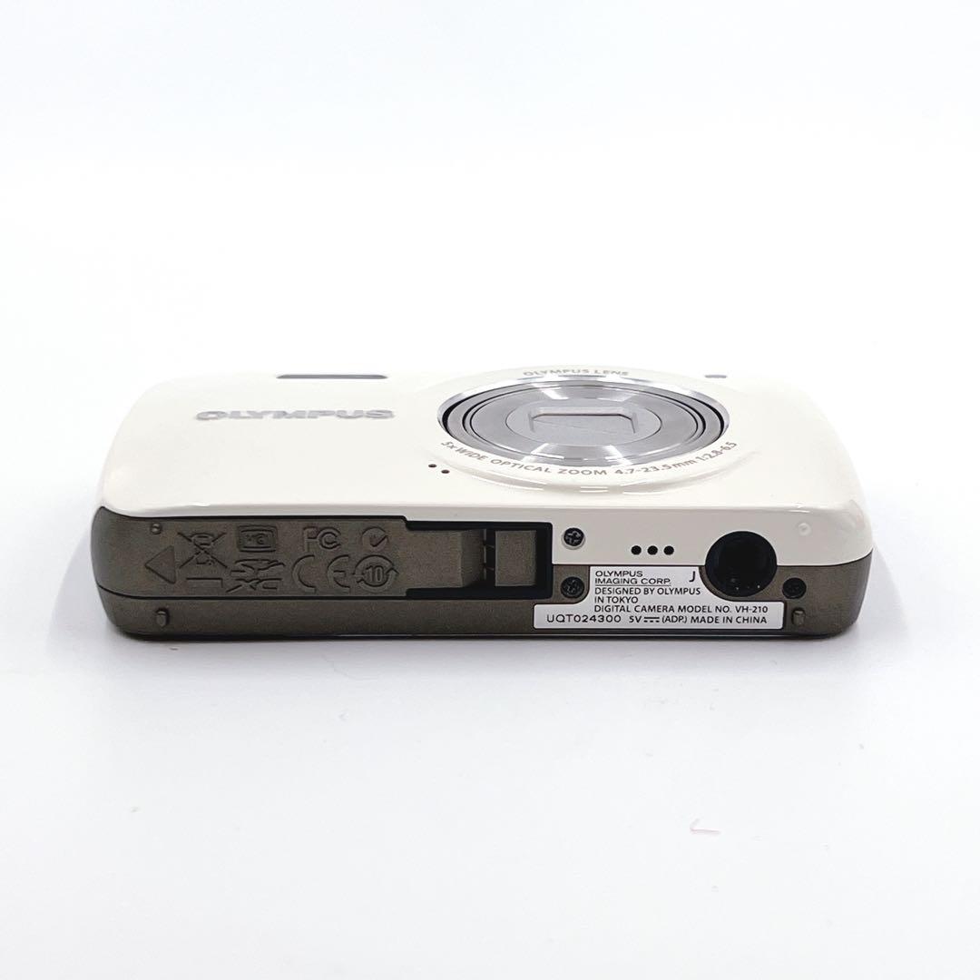 【美品】 OLYMPUS VH-210 ホワイト　コンデジ　オリンパス　デジカメ