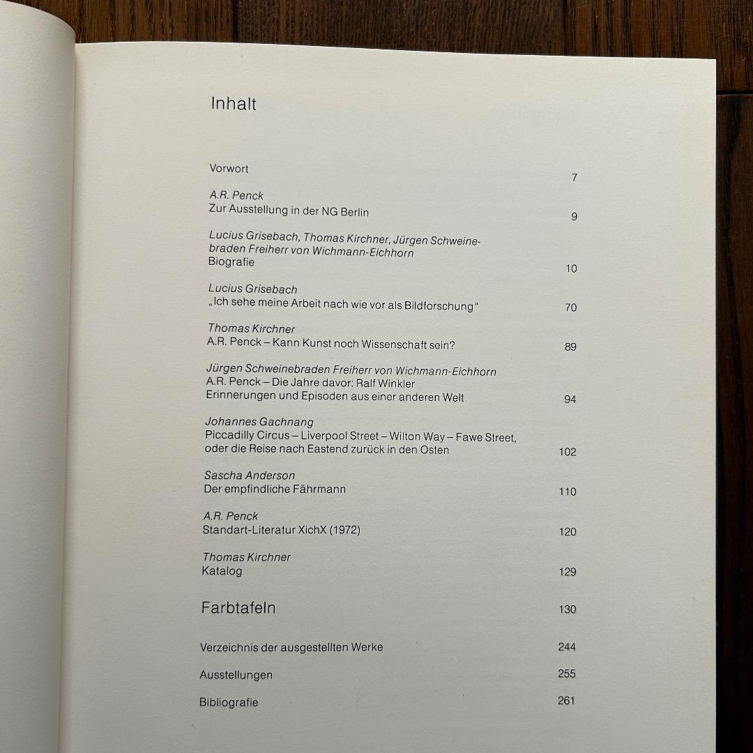 a.r.penck アート作品集美術書 Prestel社刊行265頁