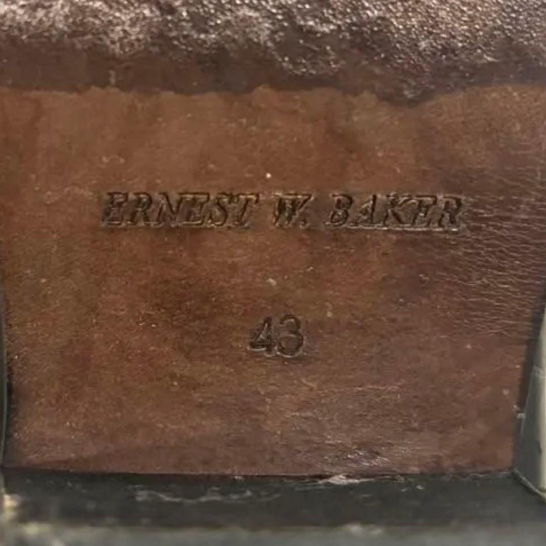ERNEST W. BAKER ブラック ウエスタンブーツ
