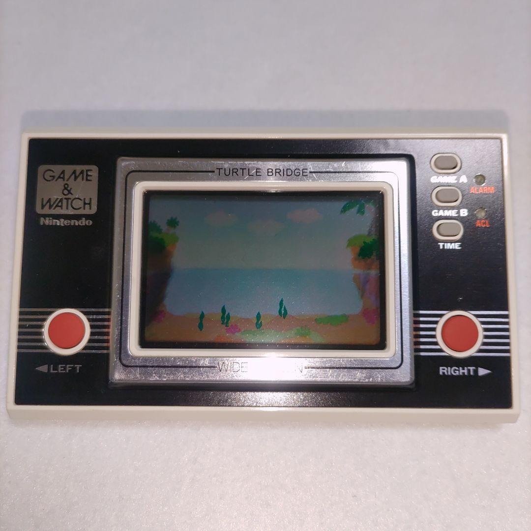 ゲーム＆ウォッチ ワイドスクリーン　タートルブリッジ