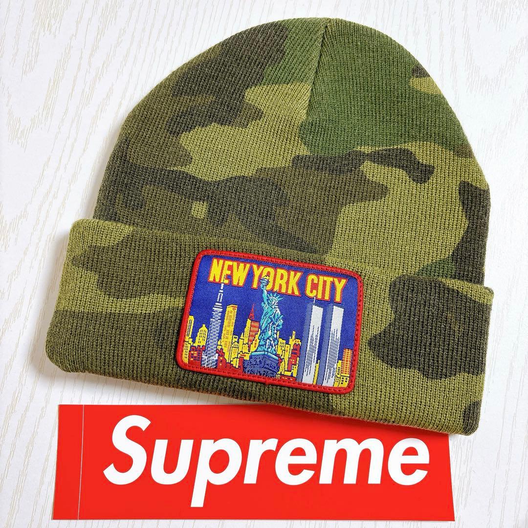 Supreme シュプリーム ニット帽　ビーニー　カモフラージュ　迷彩