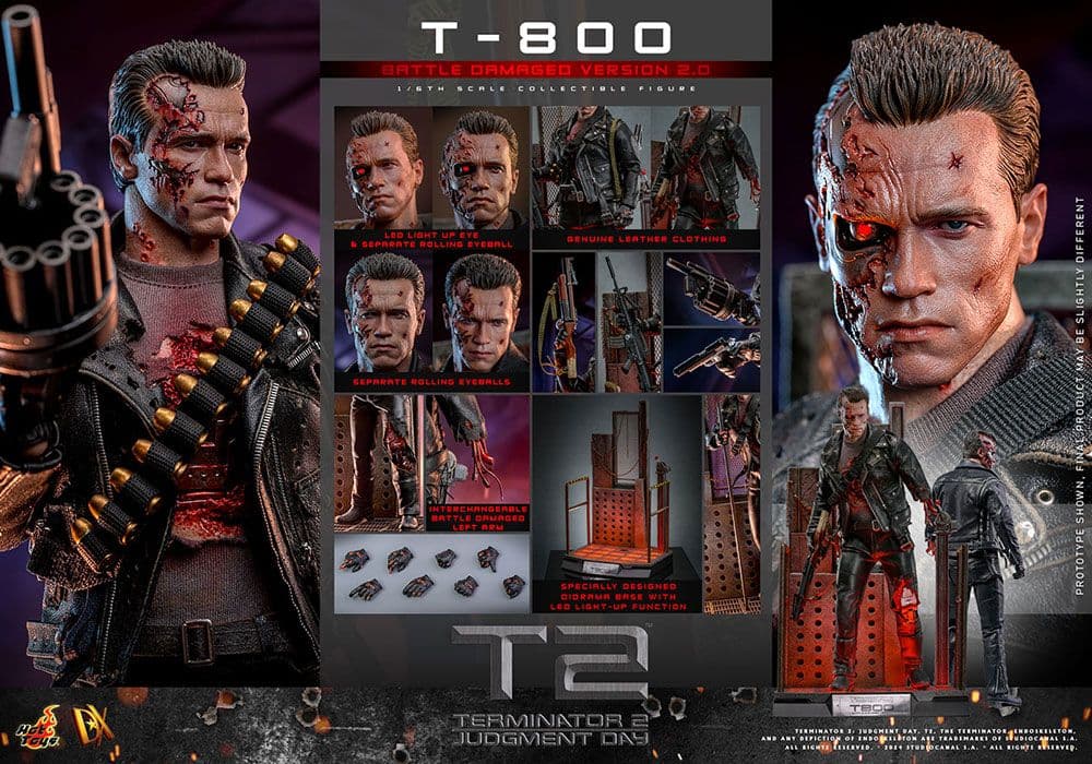 ムービー・マスターピースDX 1/6 T-800 ダメージ ver.2.0