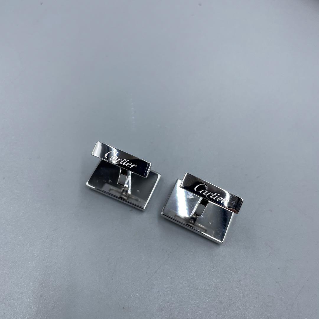 25 Cartier カフリンクス 925 刻印あり 専用ケース付き