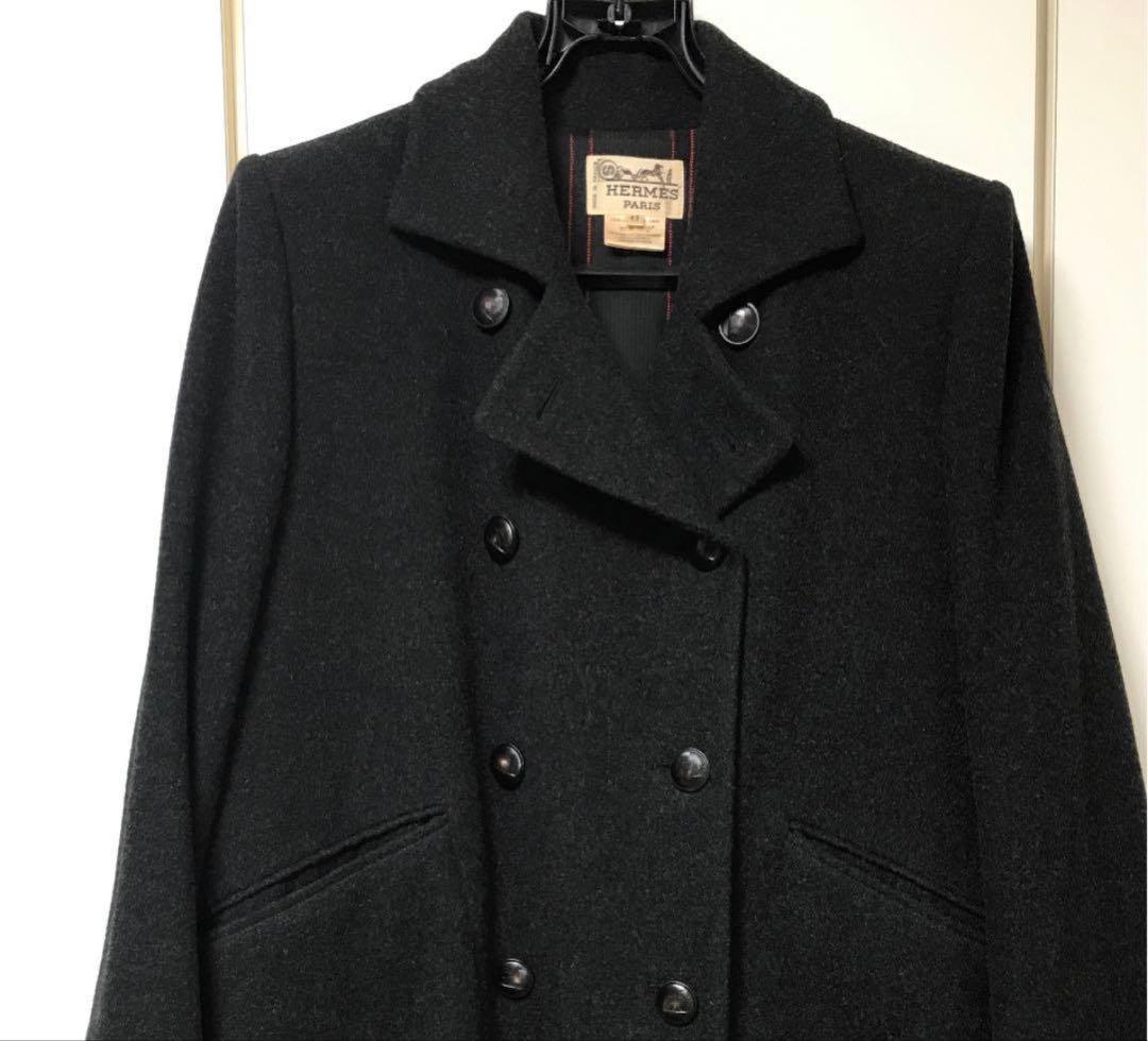 HERMESロングコート　42