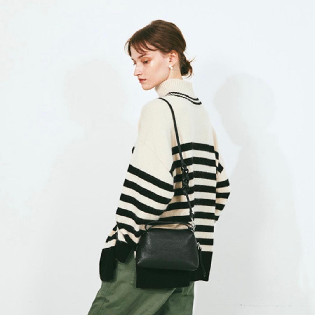 極美品 GIANNI CHIARINI アリファ S ショルダーバッグ ホワイト