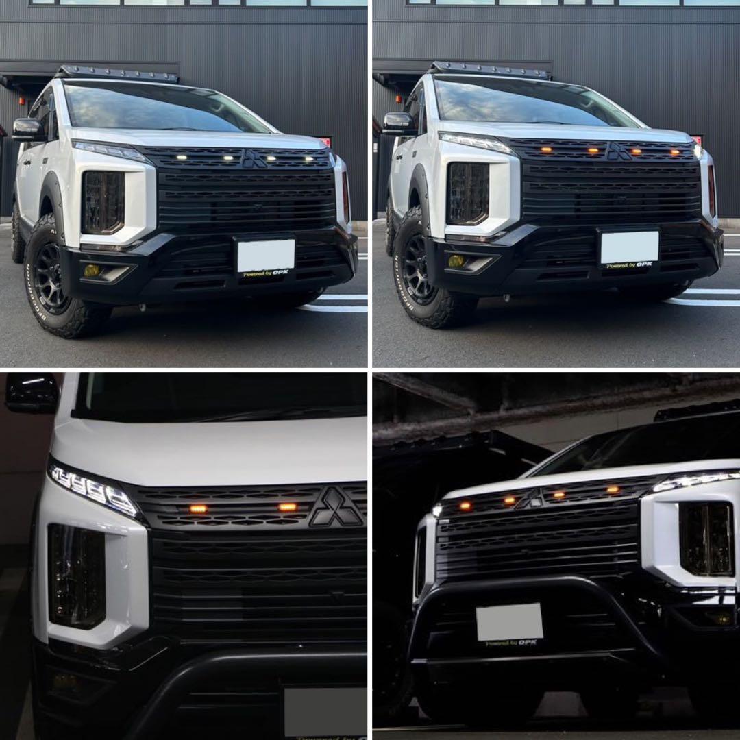 陽*大様 【専用解除中】純正線を無加工で接続できる デリカ D5 グリルマーカー