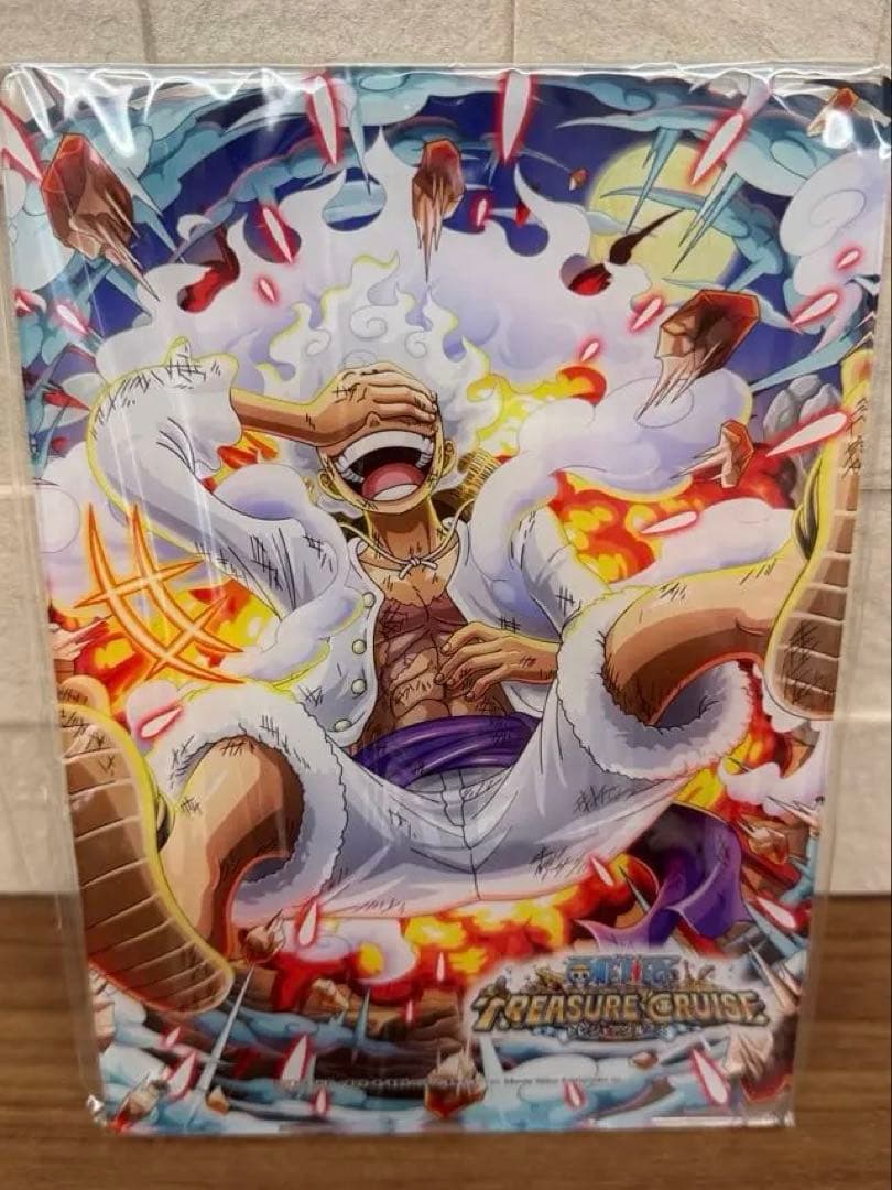 希少！【非売品】新品ONE PIECEトレジャークルーズ　ルフィアクリルパネル