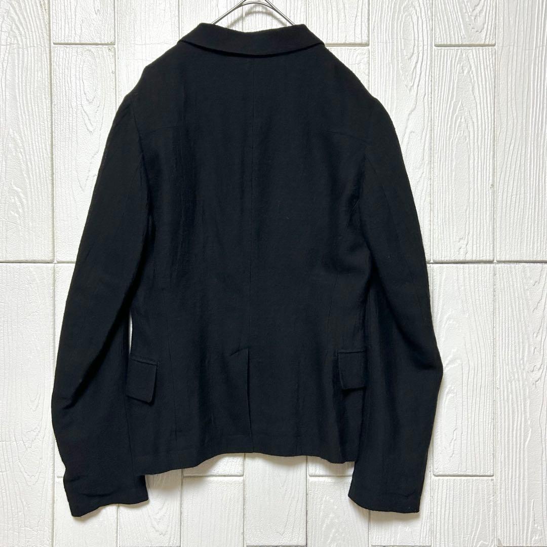 Yohji Yamamoto Y's キュプラ混 ウールジャケット ブラック