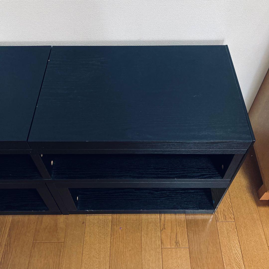 伸縮式テレビ台オープンシェルフ
