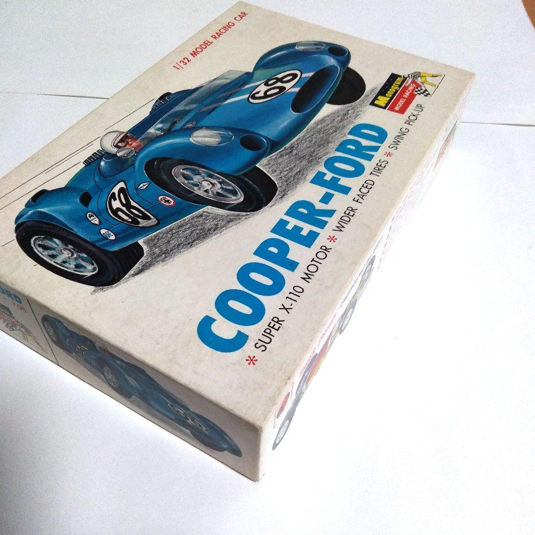 ［レア］60年代モノグラム1/32クーパーフォード　スロットカー組み立てキット