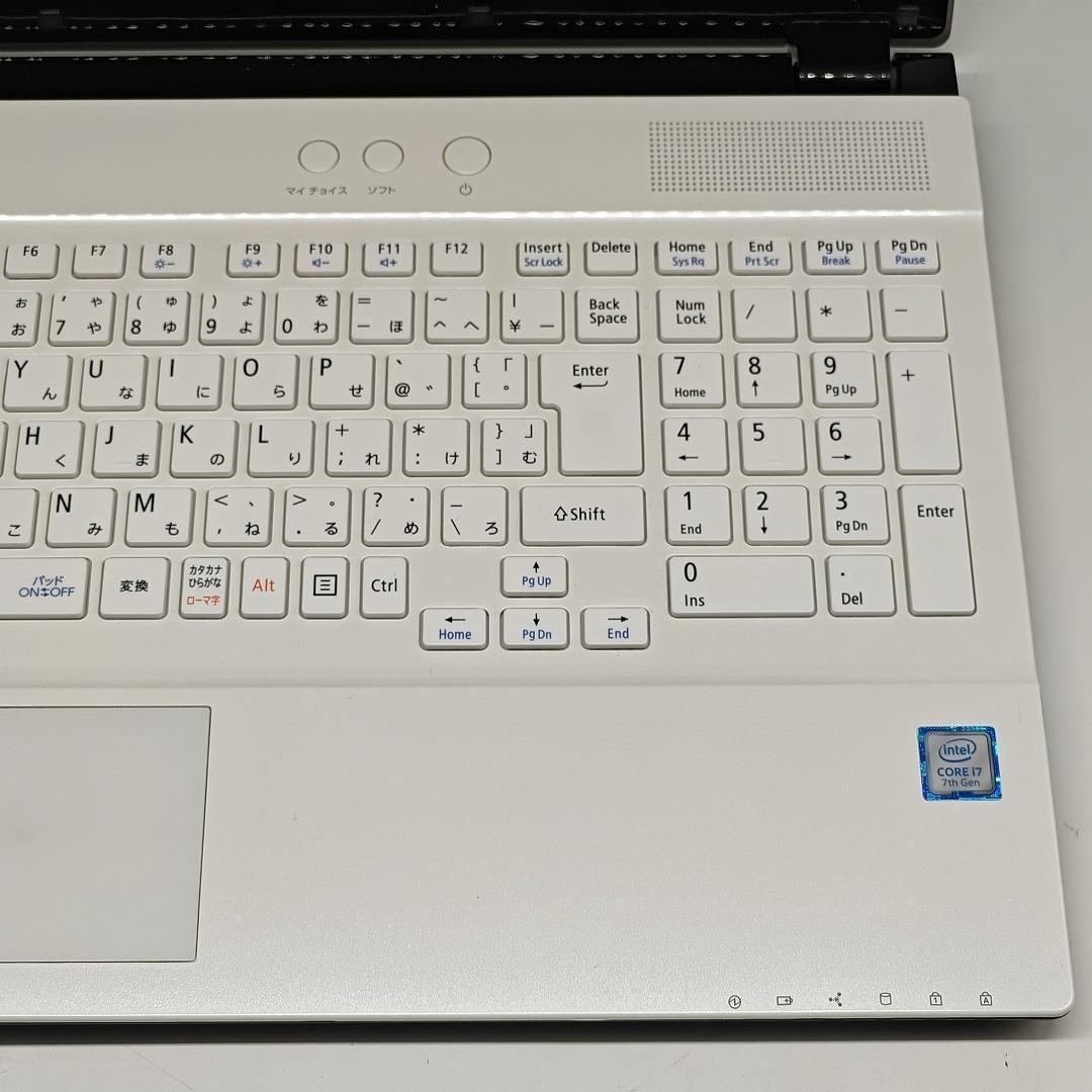 【NEC】NS700 高性能i7 SSD256GB 16GB ホワイトノートPC