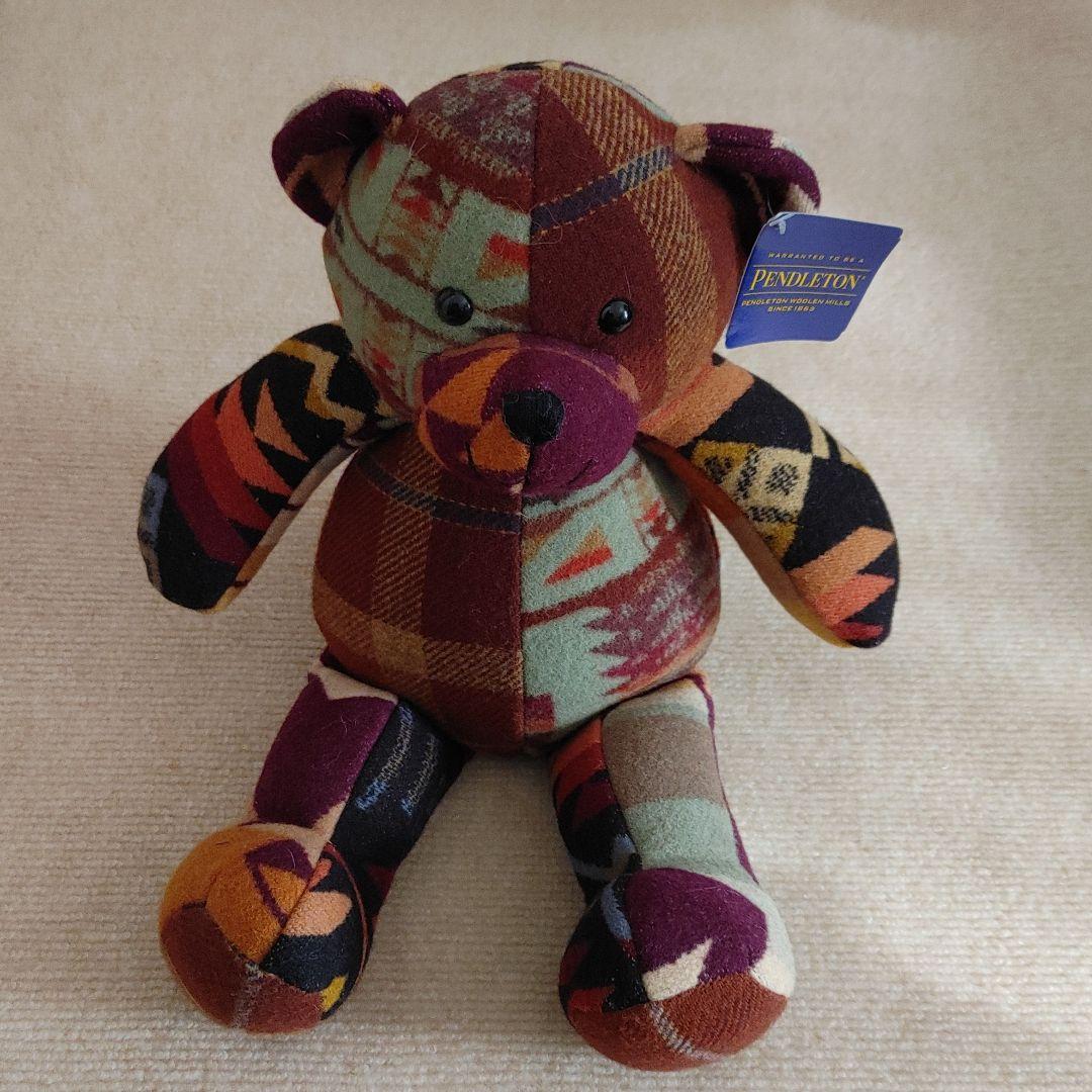 ペンドルトンpendleton YUJI BEAR くまのぬいぐるみ　テディベア