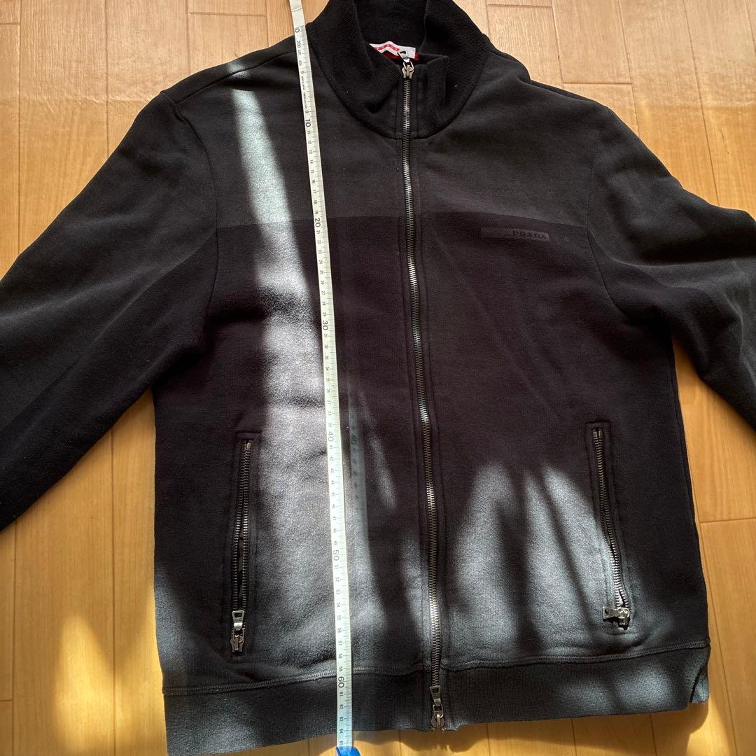 PRADA SPORT プラダスポーツ トラックジャケット フリース M 黒