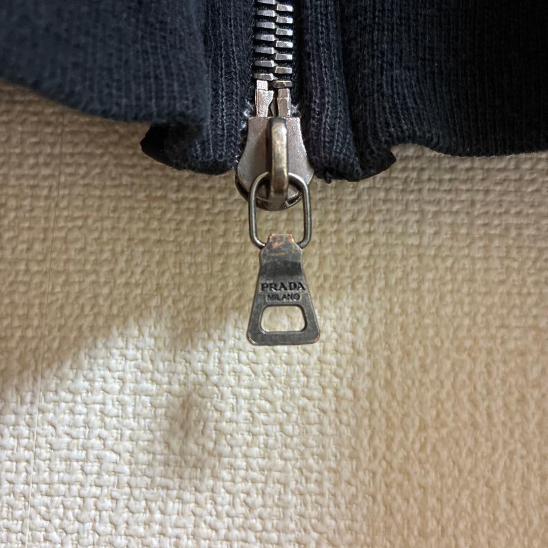 PRADA SPORT プラダスポーツ トラックジャケット フリース M 黒